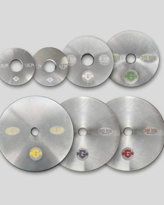 Dischi acciaio powerlifting calibrati zincati