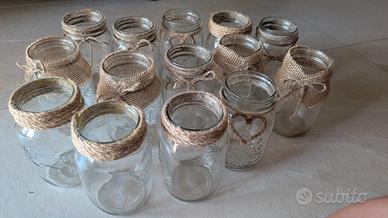 14 Vasi Bormioli da 1 L decorati