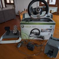 Volante e pedali wireless Xbox 360