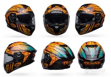 casco BELL RACE STAR replica  Carli Dunne 