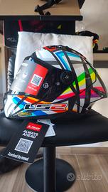 NUOVO Casco in carbonio LS2 thunderFF805 GP AERO