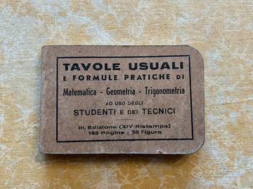 Tavole Usuali e Formule Pratiche Anni ‘30