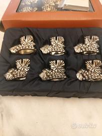 Segnaposto uva lega d'argento 