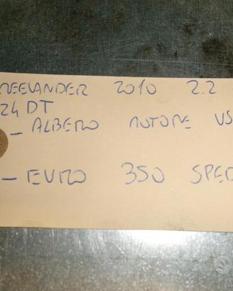 Albero motore land rover freelander 22td 224dt