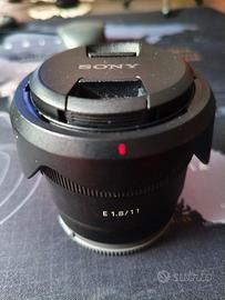 Obiettivo Sony E 11mm f/1.8 Mirrrorless APS-C 