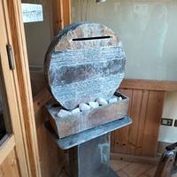 2 fontane in pietra naturale - dimensioni diverse