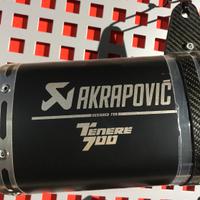 AKRAPOVIC BY Yamaha Terminale nero Ténéré 700