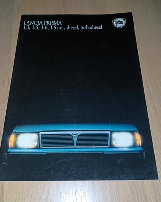 Lancia Prisma turbo diesel depliant brochure 