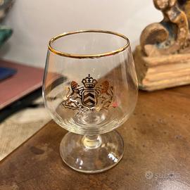 4 bicchieri da cognac vintage stile Napoleon