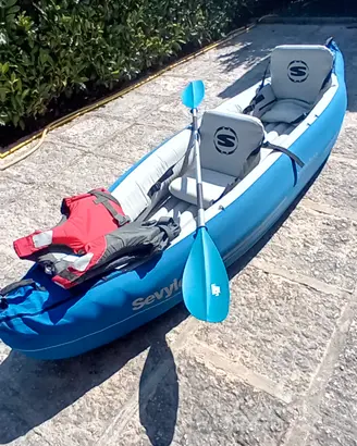 Canoa 2 posti gonfiabile