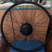 Roue vélo 27,5” (650B) Moyeu type e-bike disque 6