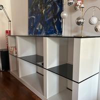 Libreria calligaris in vetro