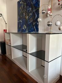 Libreria calligaris in vetro