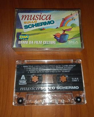 TAPE MC MUSICASSETTA - MUSICA SULLO SCHERMO - CIAK