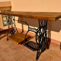 Tavolo Vintage UNICO! Singer d’epoca su Massello