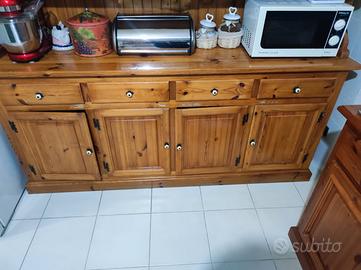 Credenza in pino di svezia