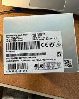 OPPO find X3 pro 12-256GB