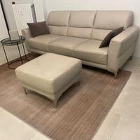 Divano tre posti vera pelle Divani&Divani