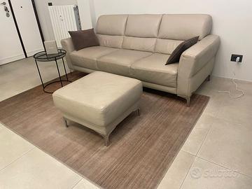 Divano tre posti vera pelle Divani&Divani