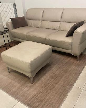 Divano tre posti vera pelle Divani&Divani