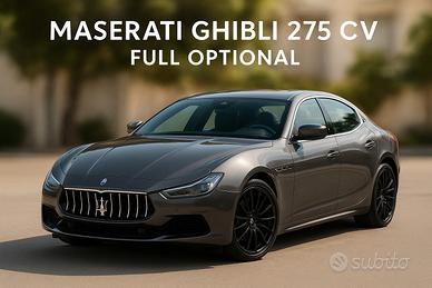MASERATI Ghibli 3.0 V6 Diesel 275 CV - Full Option