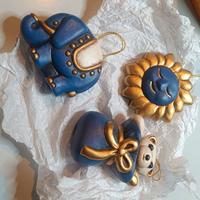 Thun addobbo vintage blu