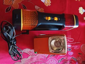 Torcia Retrò in metallo, Lanterna 4 in 1