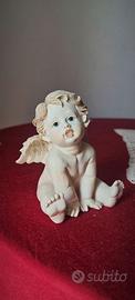 Statuetta Angioletto Cherubino Bianco in Resina Vi