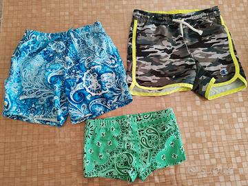 Set 3 Costumi Mare Bambino (5-6 anni) - Ottime Con