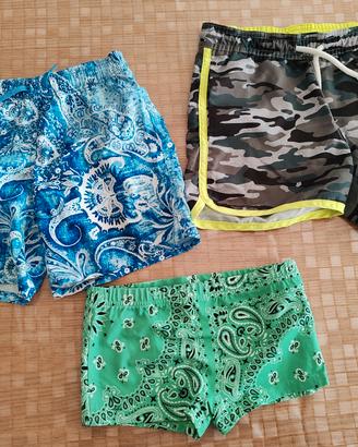 Set 3 Costumi Mare Bambino (5-6 anni) - Ottime Con
