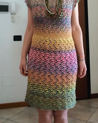 Vestito tubino tricot