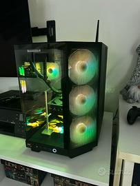 PC gaming,monitor,mouse e tastiera piu cassa audio