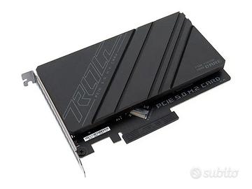 Scheda espansione asus rog 5.0 per ssd m.2 nuova!