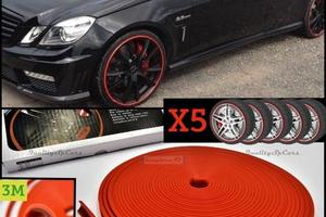 Protezione CERCHI in lega MERCEDES Adesiva ROSSA