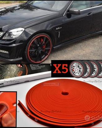 Protezione CERCHI in lega MERCEDES Adesiva ROSSA