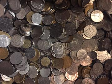 LOTTO 7 KG CHILOGRAMMO MONETE REPUBBLICA ITALIANA