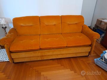 divano letto velluto 