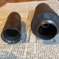 Vasetto fermacarte in ferro gwr.40 ww2 inerte