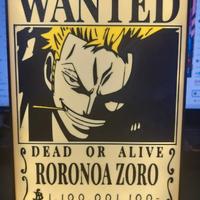 one piece lampada zoro