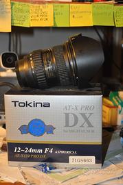 Obbiettivo TOKINA AT-X124 AF PRO DX digital SLR 12