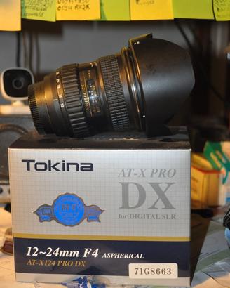 Obbiettivo TOKINA AT-X124 AF PRO DX digital SLR 12