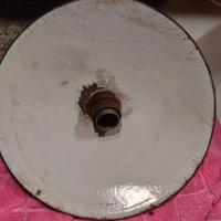 Piatto lampadario smaltato Anni 50