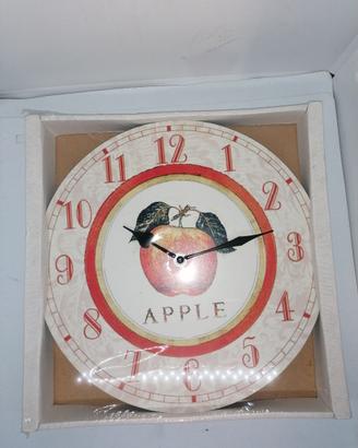 orologio tondo da parete a atteria nuovo