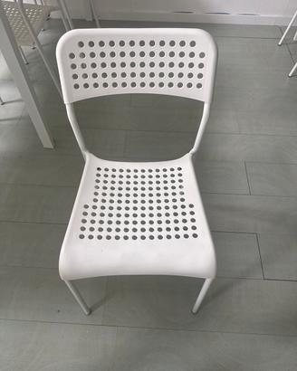 Sedia bianca ikea sandsberg