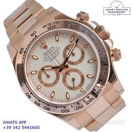 ROLEX Cosmograph Daytona 116505 White dial Everose