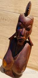 Busto in legno MOGANO