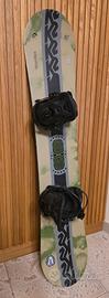 Tavola da snowboard K2 Vandal 137 + attacchi Union