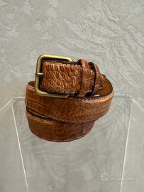 Cintura vero Coccodrillo 127 cm accorciabile