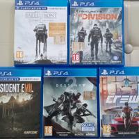 5 Giochi per Ps4