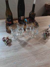 Bicchieri in cristallo "King's Crown" set di 4